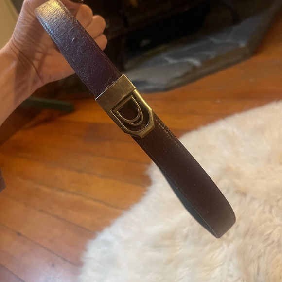 Burgundy Lizard Snakeskin Embossed Leather VTG Pristine - Picture 3 of 6